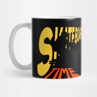 Skateboard Art Design skate board time all day skate Mug